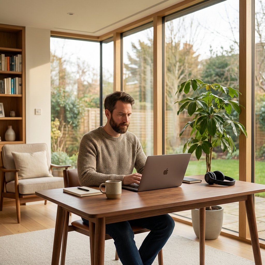 Freelancer in Home Office